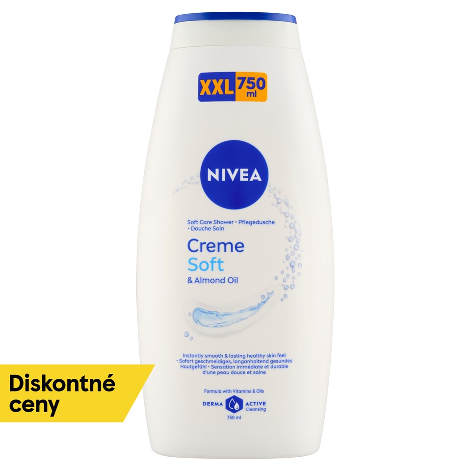 image 1 of Nivea Creme Soft Care Shower Gel 750 ml