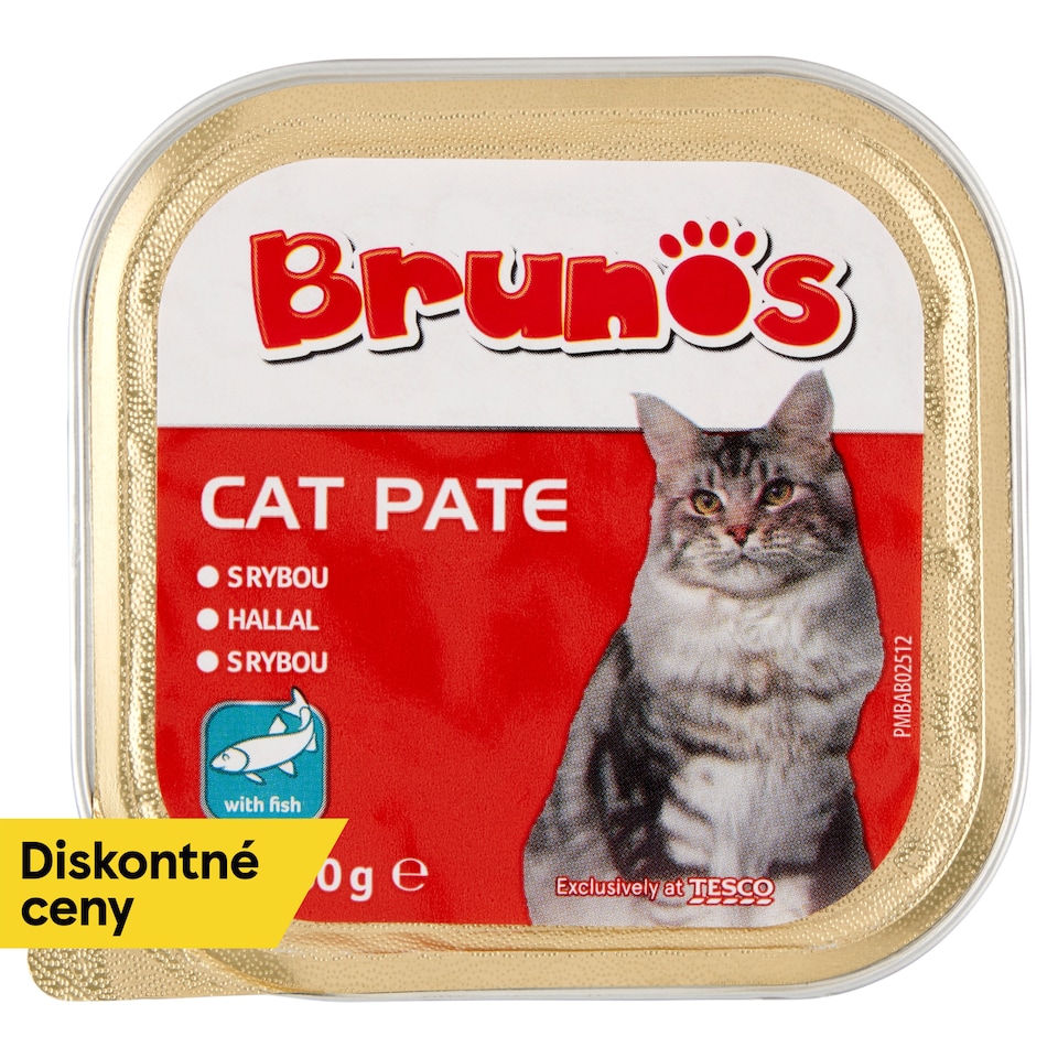 Brunos Cat Pate with Fish 100 g