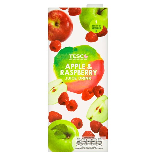 Tesco Apple And Raspberry Juice Drink 1.5 Litre Tesco Groceries