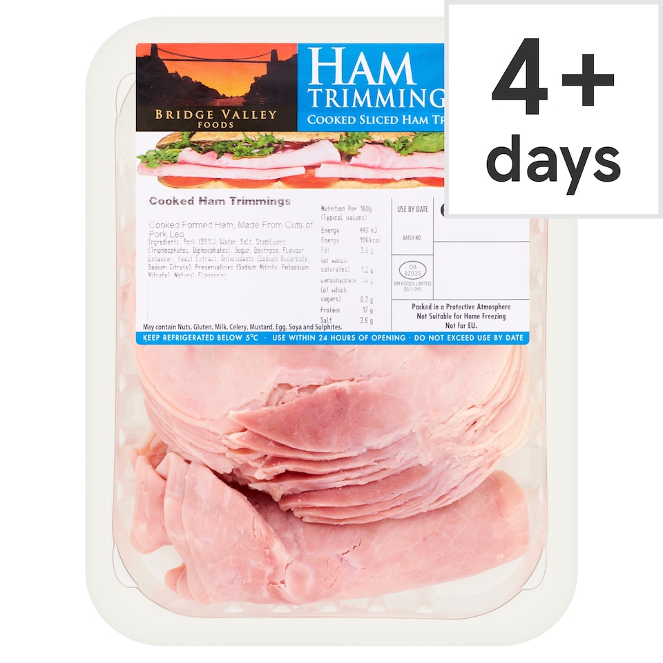 Bridge Valley Cooked Ham Trim Sliced 400G