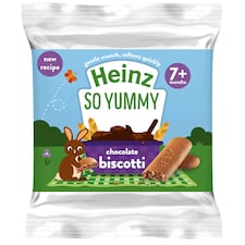 Heinz Chocolate Biscotti Baby Food Snack 7m+