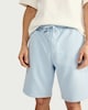 image 2 of F&F Active EVERYHOUR Cotton Rich Drawstring Shorts in Blue