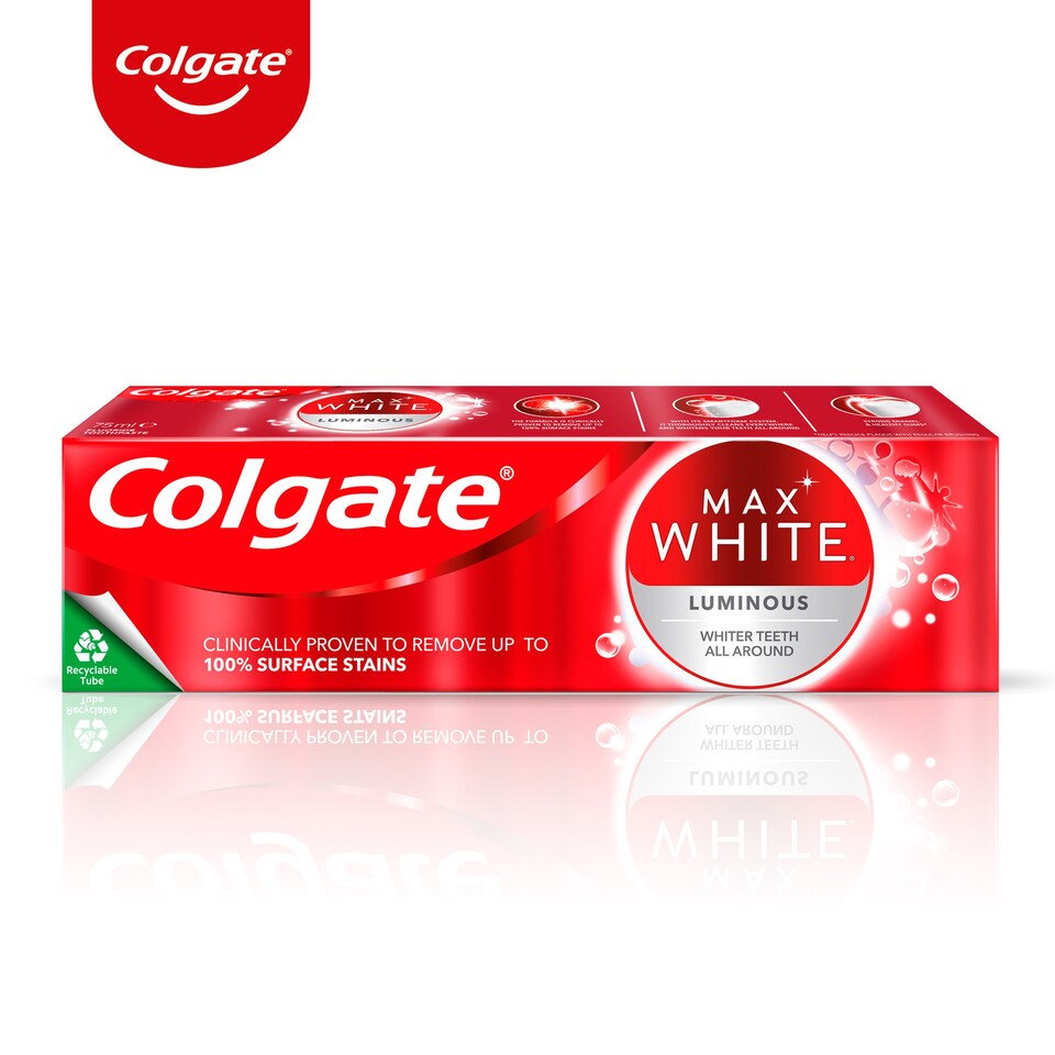 Obrázek 1 pro produkt Colgate Max White Luminous bělicí zubní pasta 75ml
