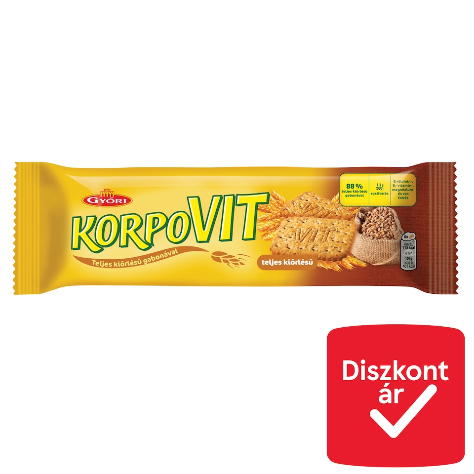 VIT KORPOVIT WHOLE WHEAT BISCUITS 174 g