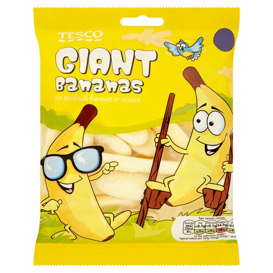 Tesco Giant Bananas 160g Tesco Groceries