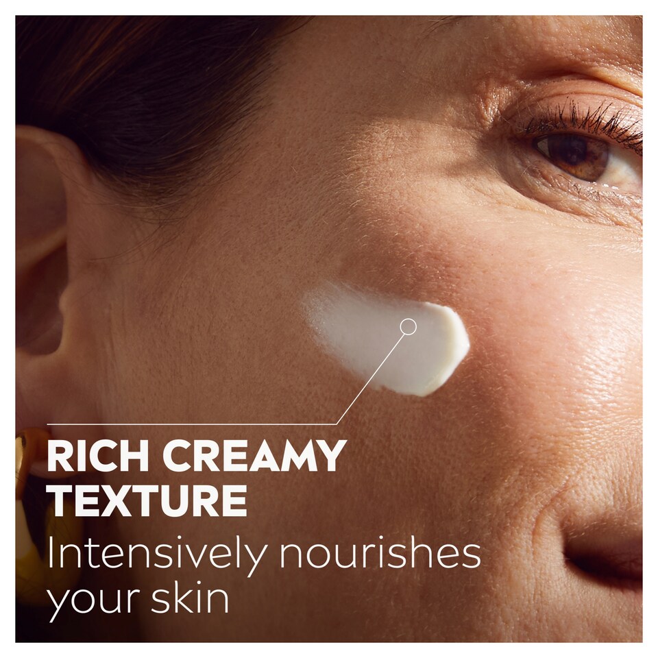 image 1 of NIVEA Q10 Anti-Wrinkle Night Cream Moisturiser 60+ Skin 50ml 