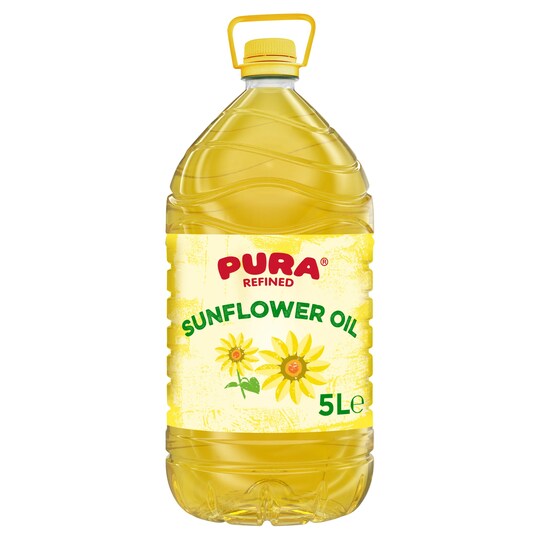 Pura Sunflower Oil 5Ltr Tesco Groceries