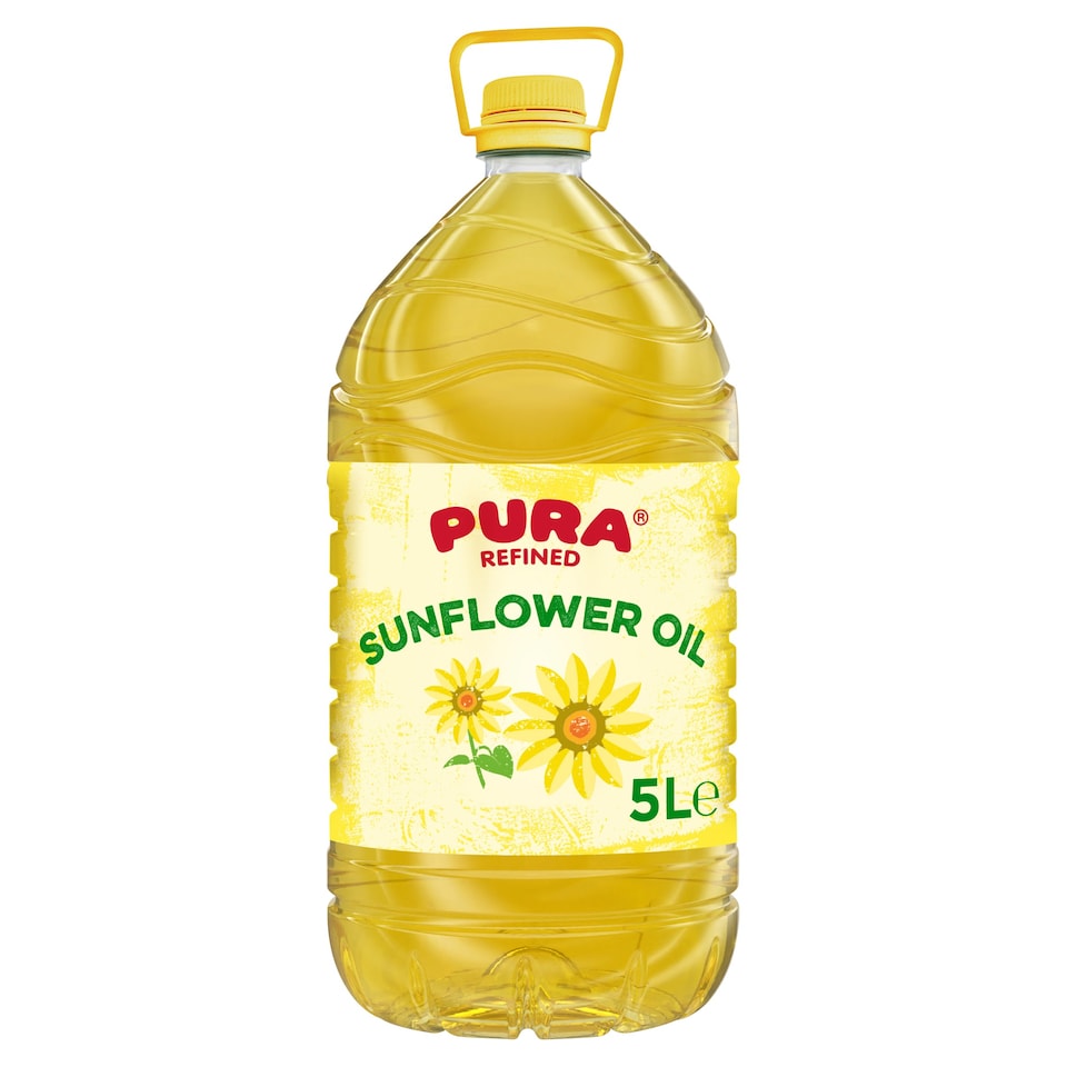 Pura Sunflower Oil 5Ltr Tesco Groceries