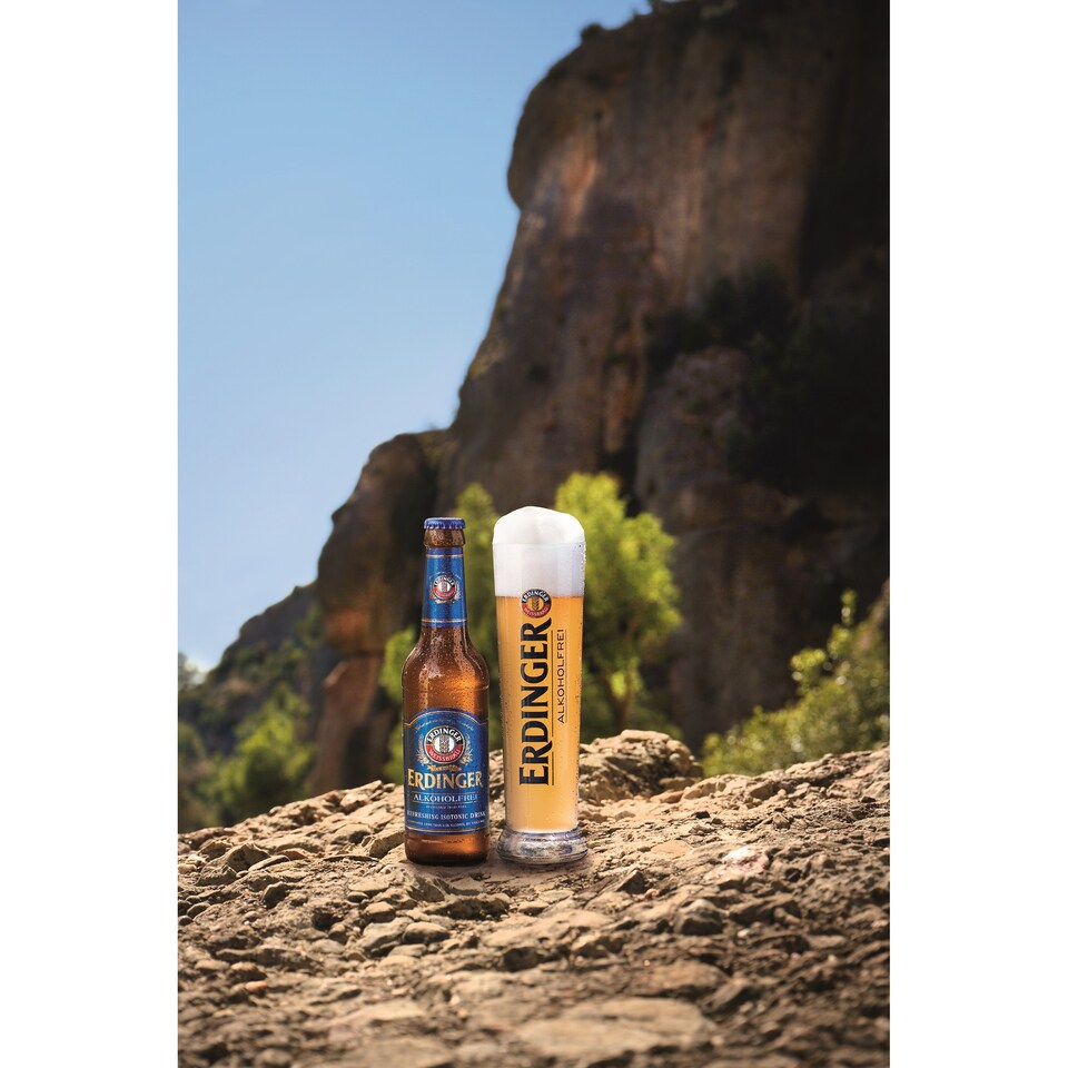 image 1 of Erdinger Alkoholfrei Alcohol FreeWheat Beer Bottle 4x330ml