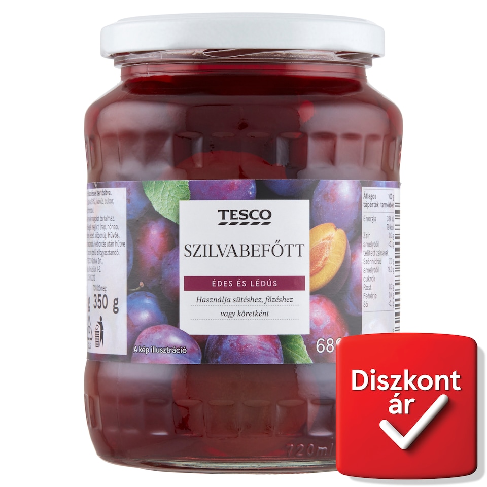 Tesco Tinned Plum 680 g