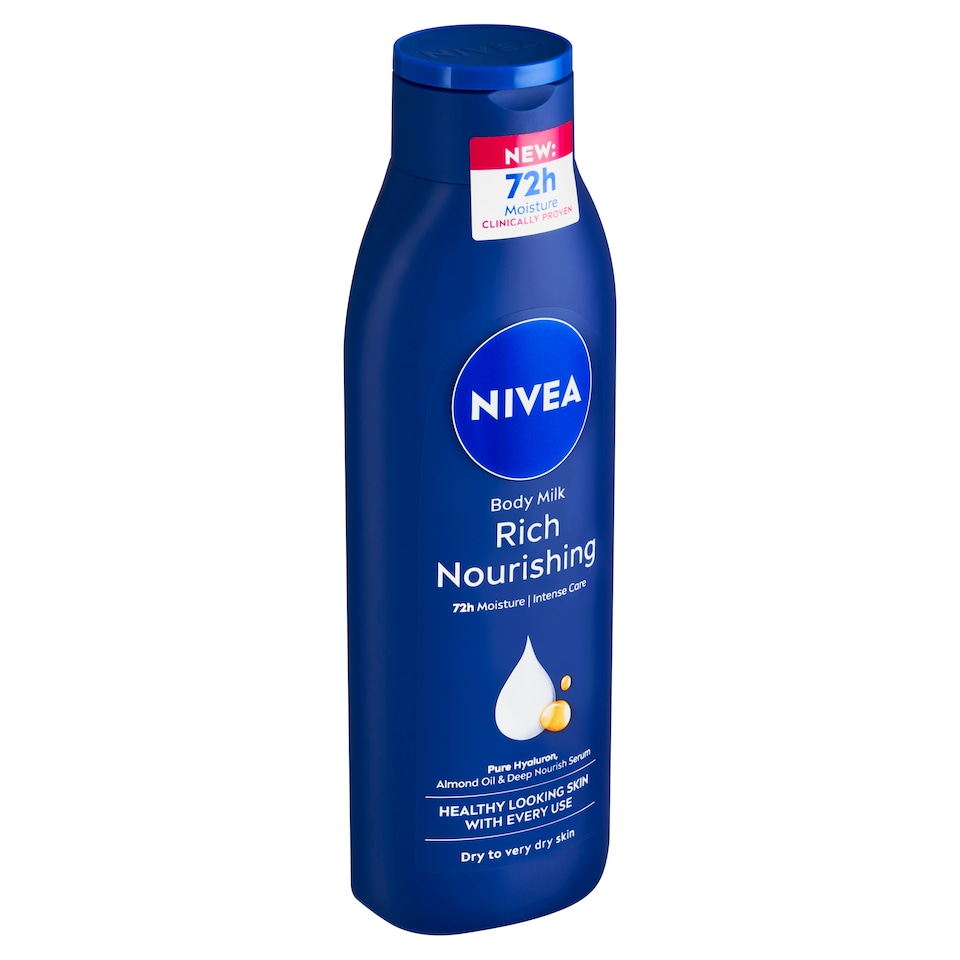 Obrázek 1 pro produkt Nivea Body Milk Výživné tělové mléko 250ml