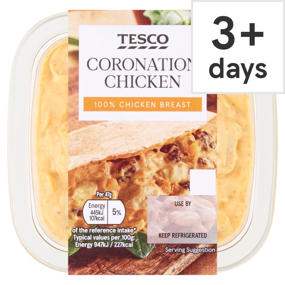Tesco Coronation Chicken Sandwich Filler 423g Tesco Groceries