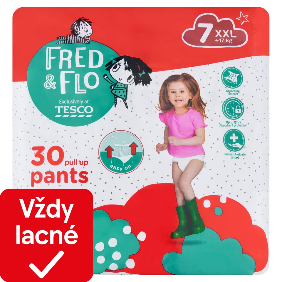 obrázok 1 z Fred & Flo Plienkové nohavičky XXL 7 +17 kg 30 ks