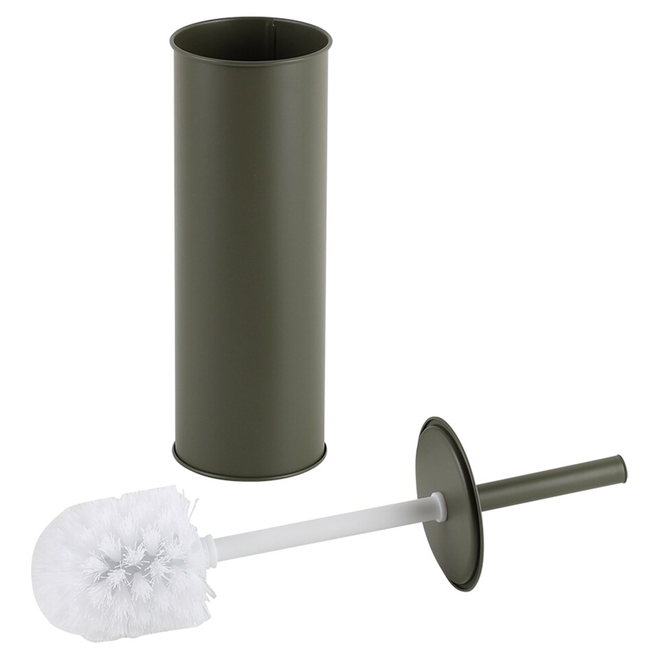 image 1 of F&F Home Green Toilet Brush And Holder