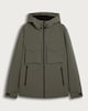 image 5 of F&F Hooded Shower Resistant Utility Jacket in Khaki