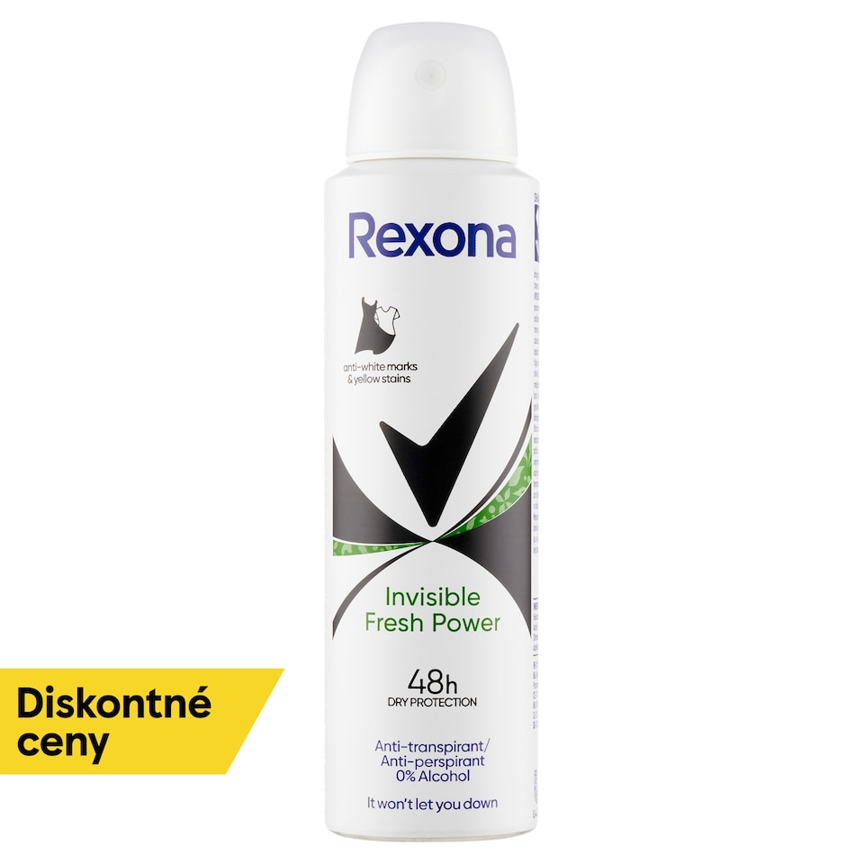 obrázok 1 z Rexona Invisible Fresh Power Antiperspirant sprej 150 ml