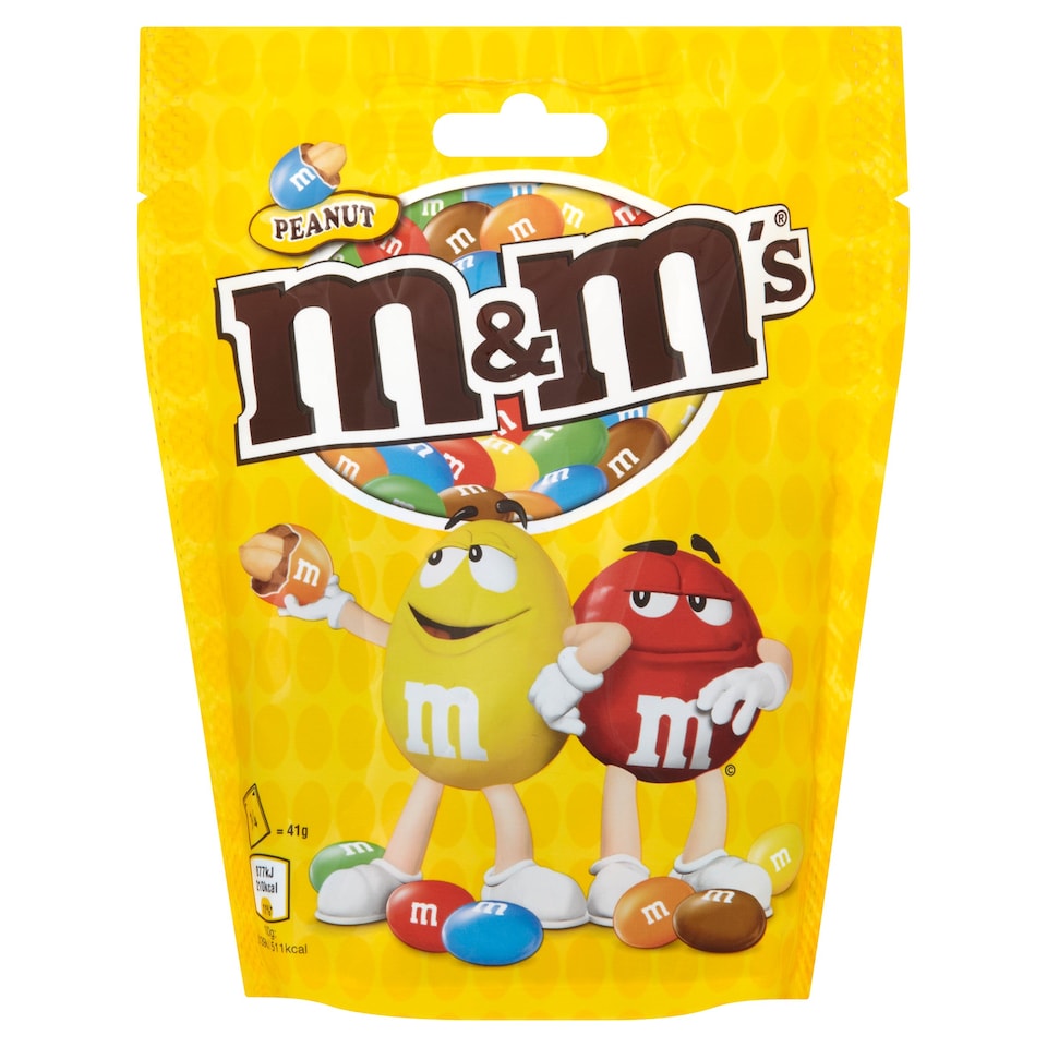 image 1 of M&Ms Peanut Bag 165G
