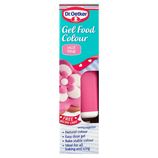Dr Oetker Hot Pink Gel Food Colour 10G