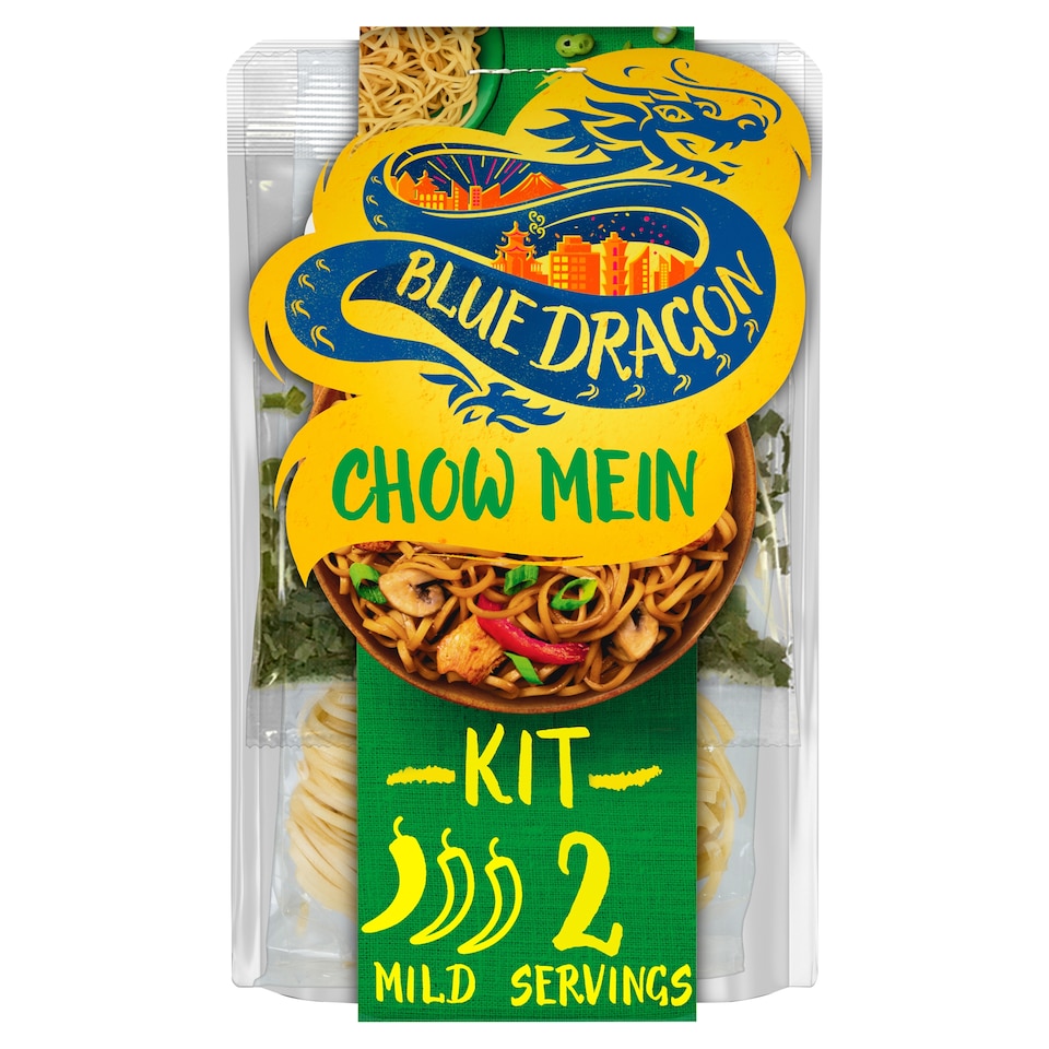 Blue Dragon Chow Mein Noodle Kit 160G