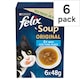 image 1 of Felix Soup Original Wet Cat Food - Fish Selection 6x48g