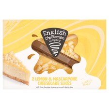 English Cheesecake Company Ltd Lemon & Mascarpone Cheesecake 214G
