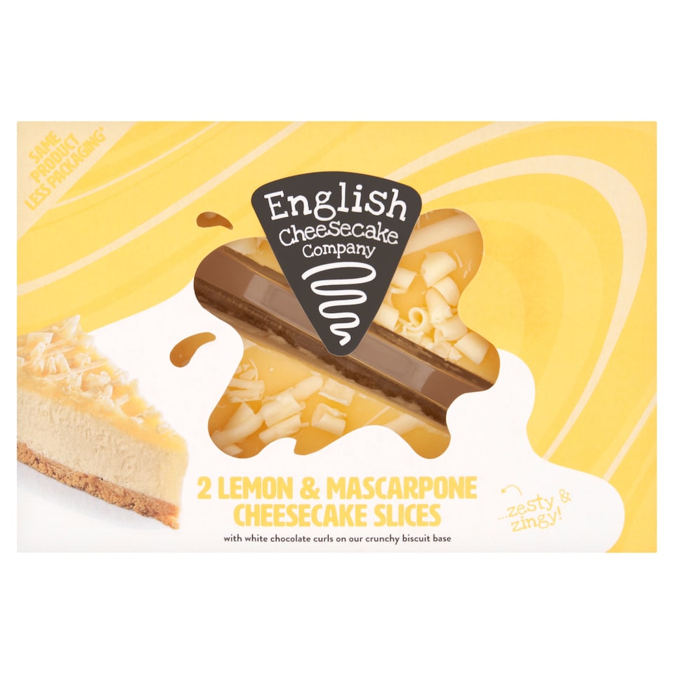 English Cheesecake Company Ltd Lemon & Mascarpone Cheesecake 214G