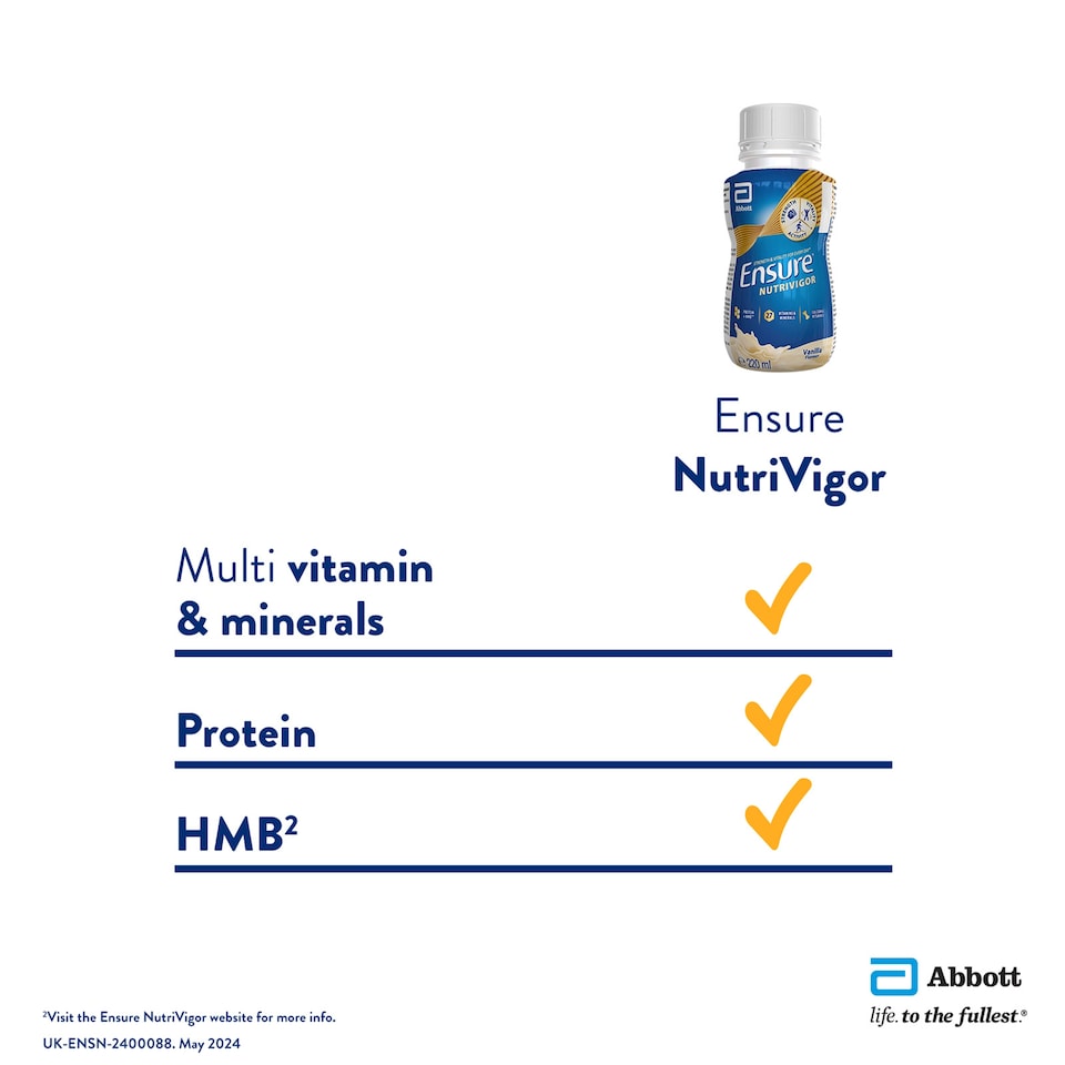 image 1 of Ensure Nutrivigor Vanilla Ready to Drink Liquid 220ml