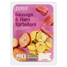 Tesco Sausage & Ham Tortelloni 300g