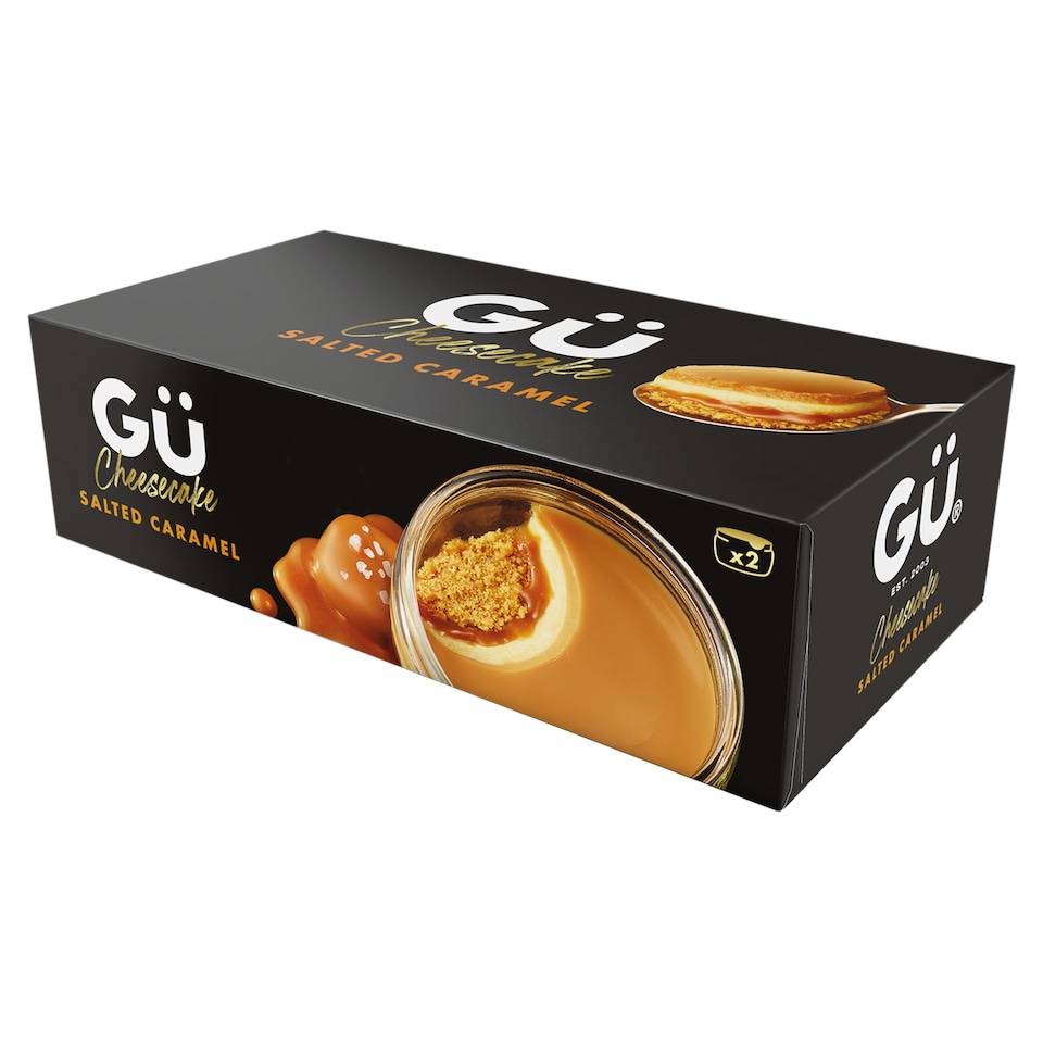 image 1 of Gu Salted Caramel Cheesecake Dessert (2x82g)