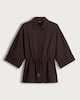 image 4 of F&F Drawstring Waist Wide Sleeved Shirt in Brown
