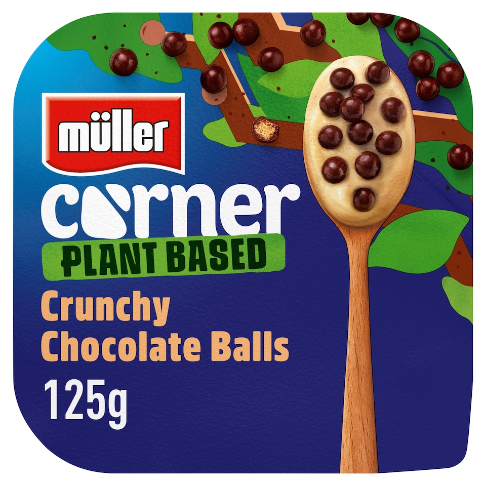 image 1 of Muller Corner Plant Based Yoghurt Crunchy Chocolate Balls 125g