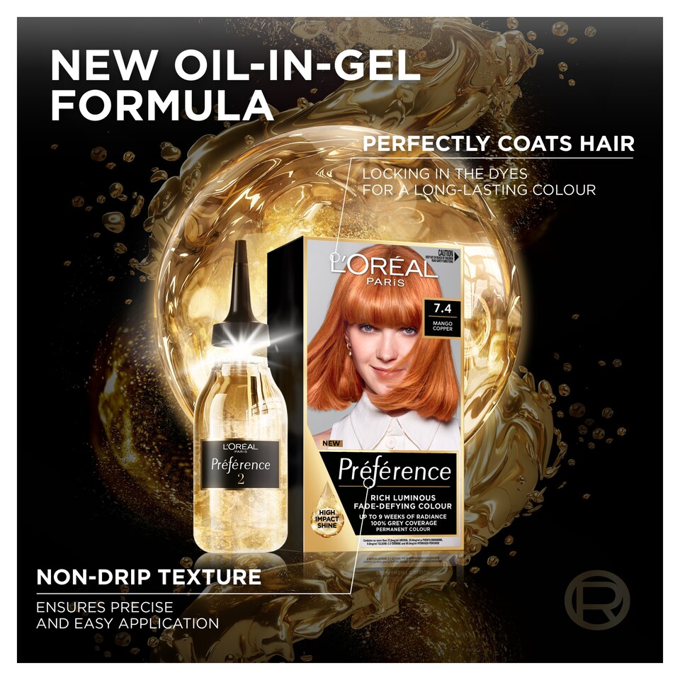 image 1 of L'Oreal Paris Preference 74 Dublin Mango Copper Permanent Hair Dye