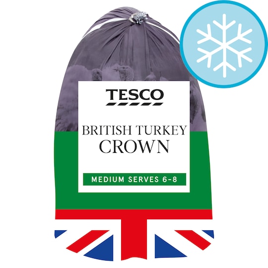 Tesco British Frozen Medium Turkey Breast Crown 2.02.3Kg Tesco Groceries