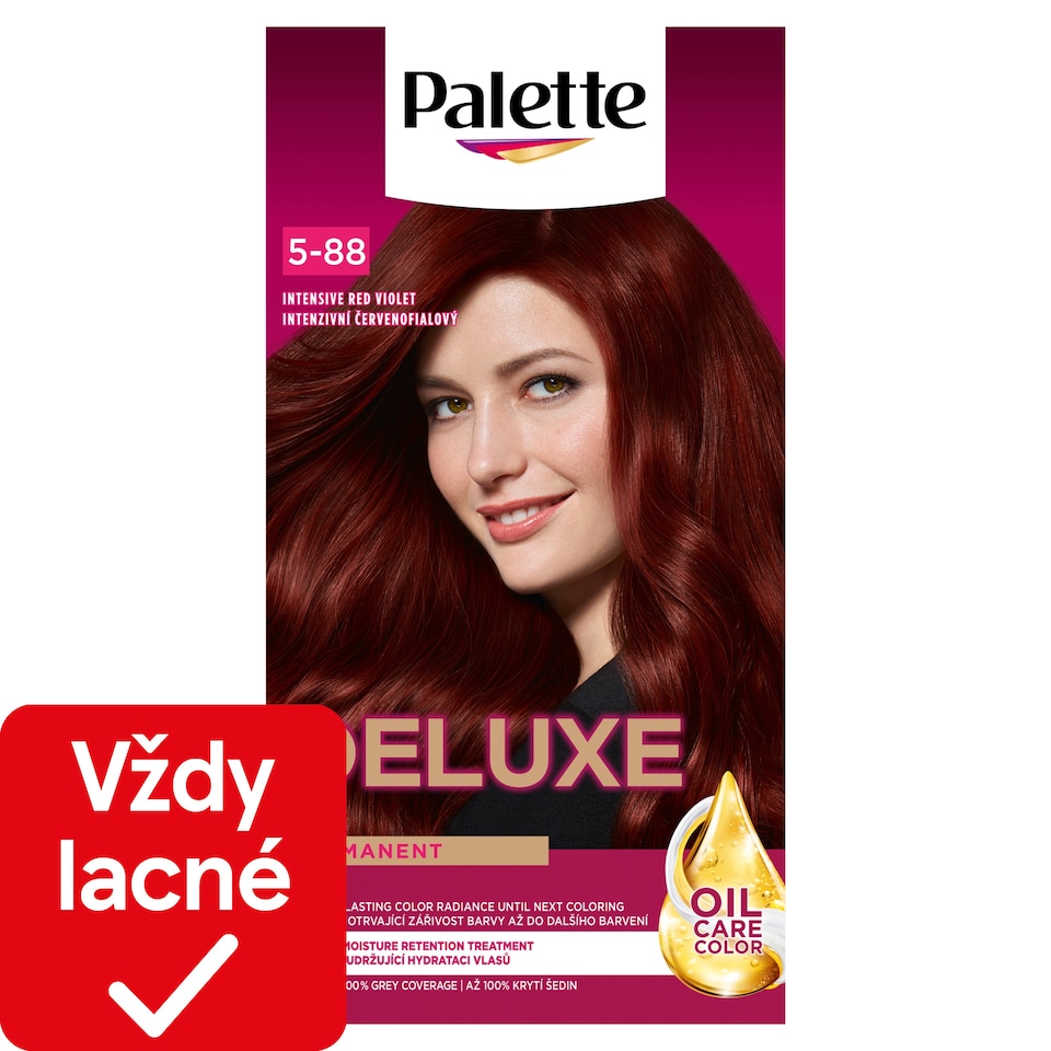 obrázok 1 z Palette Deluxe farba na vlasy Intenzívny červenofialový 5-88