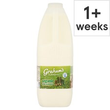 Graham's Organic Semi-Skimmed Milk 2 Litre