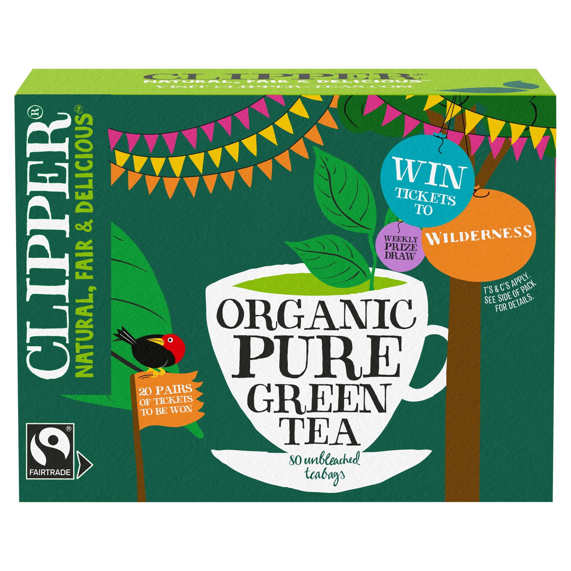 Clipper Organic Fairtrade Green Tea 80S