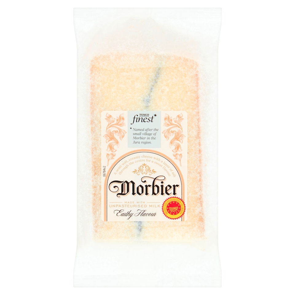 Tesco Finest Morbier Fat, Semi-Hard Cheese 200 g
