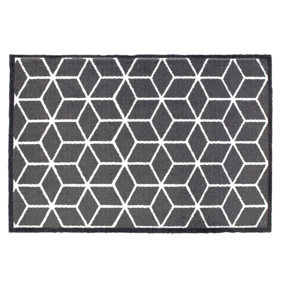 Mighty Mat Mono Geo Washable Mat
