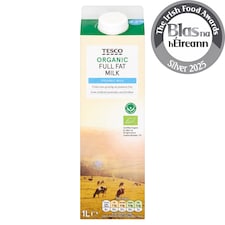 Tesco Fresh Organic Milk 1L