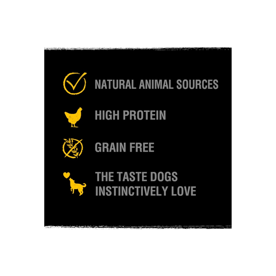 image 1 of Crave Natural Grain Free Protein Chunks Adult Dog Treat Chicken 55g