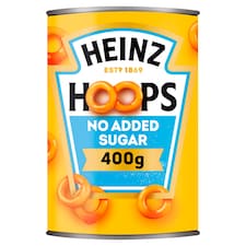 Heinz Hoops No Added Sugar 400G