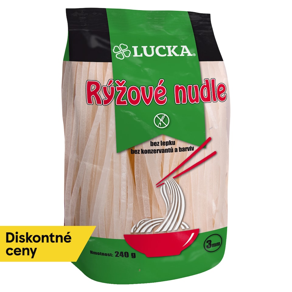 Lucka Ryžové rezance 3 mm 240 g