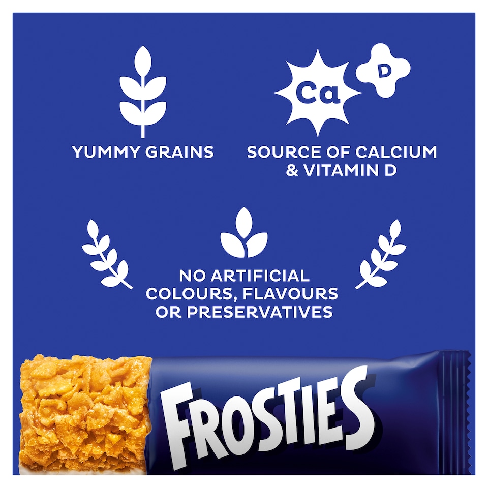 image 1 of Kellogg's Frosties Milk Cereal Bars Multipack, 6x25g