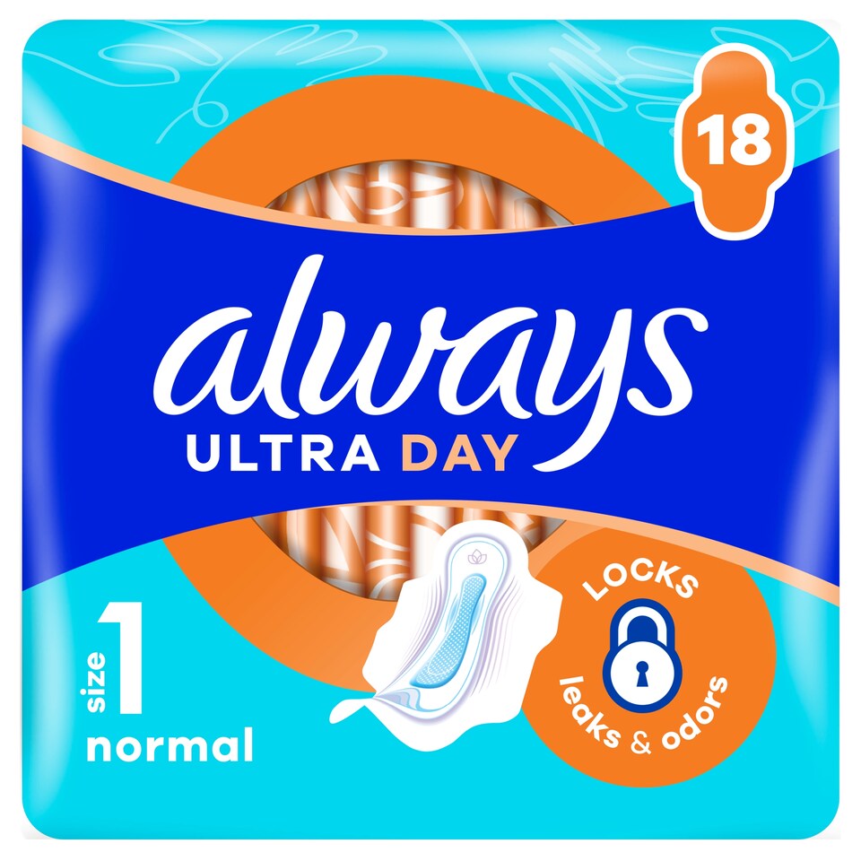 obrázok 1 z Always Ultra Hygienické Vložky Normal (V1) S Krídelkami 18 Ks