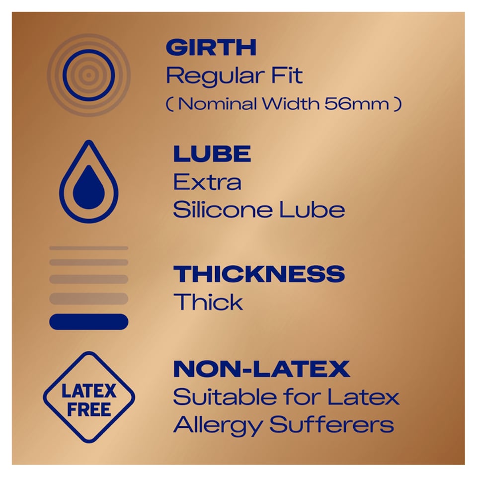 image 1 of Durex Real Feel Condoms Latex Free Regular Fit 6s 