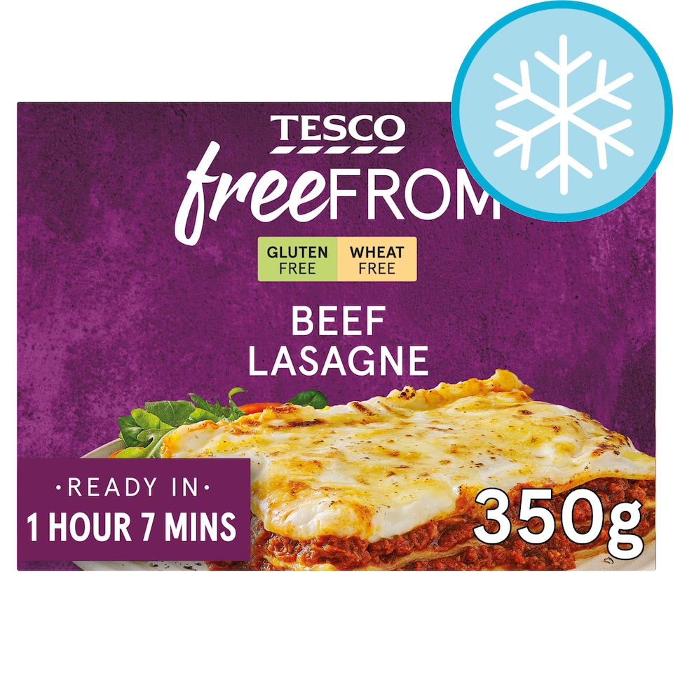 TESCO FREE FROM BEEF LASAGNE 350g