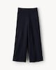 image 3 of F&F Girls Textured Wide Leg Trousers in Navy