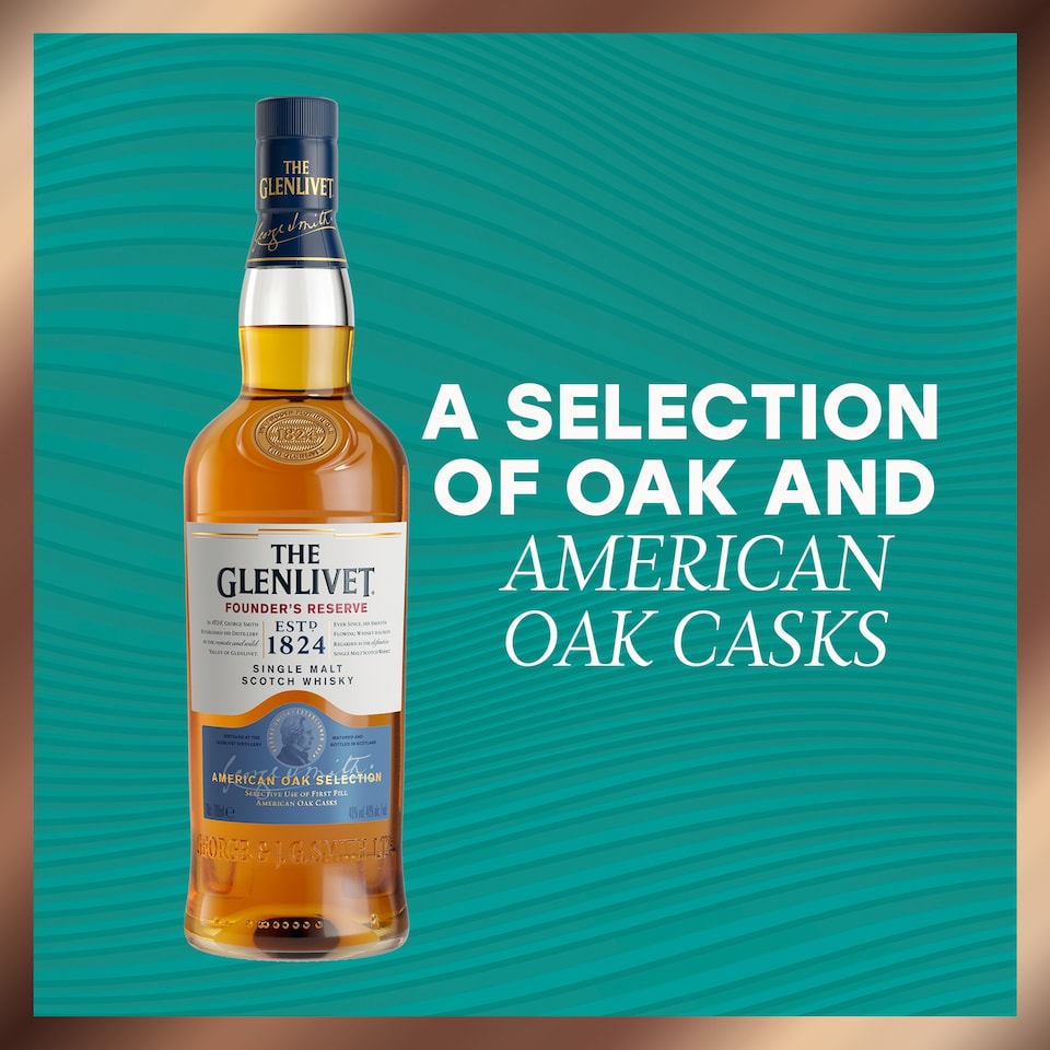 image 1 of The Glenlivet Founder's Reserve Single Malt Scotch Whisky 70cl