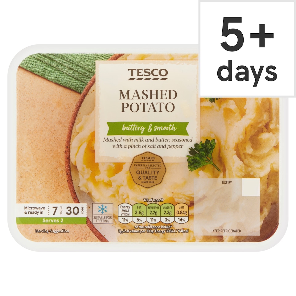 Tesco Mash Potato 450g (c)
