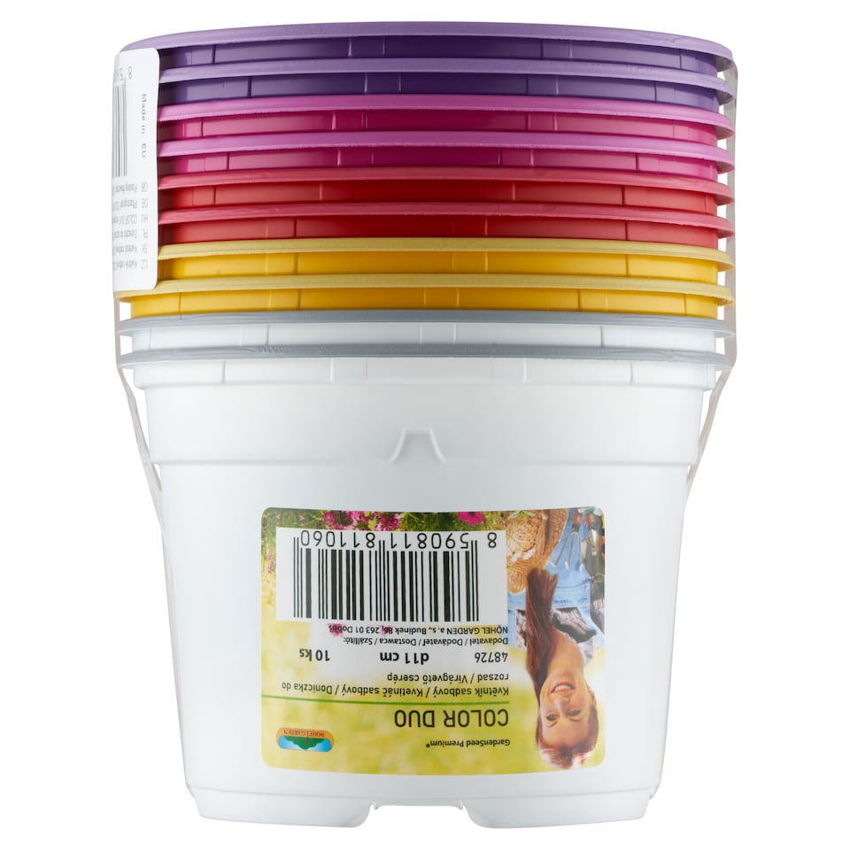 Nohel Garden Color Duo virágvető cserép d11cm 10 db